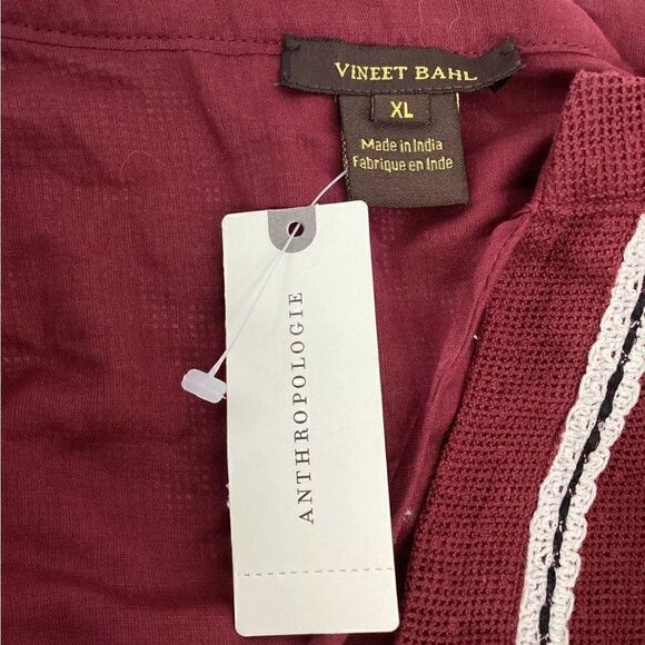 Vineet Bahl Nisha peasant top NWT - Picture 3 of 5